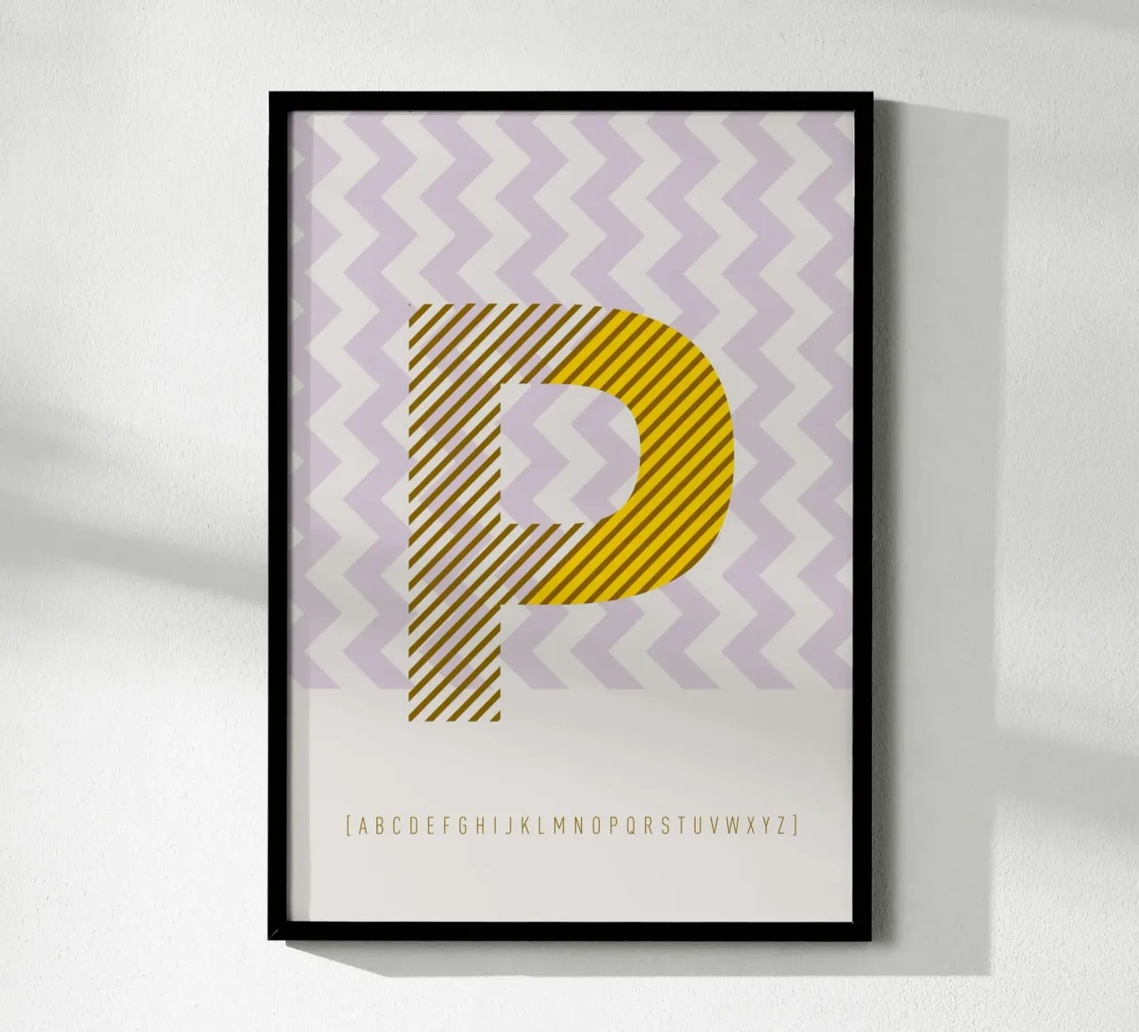 P Typeface Alphabet carta hahnemühle da lazydaypaper