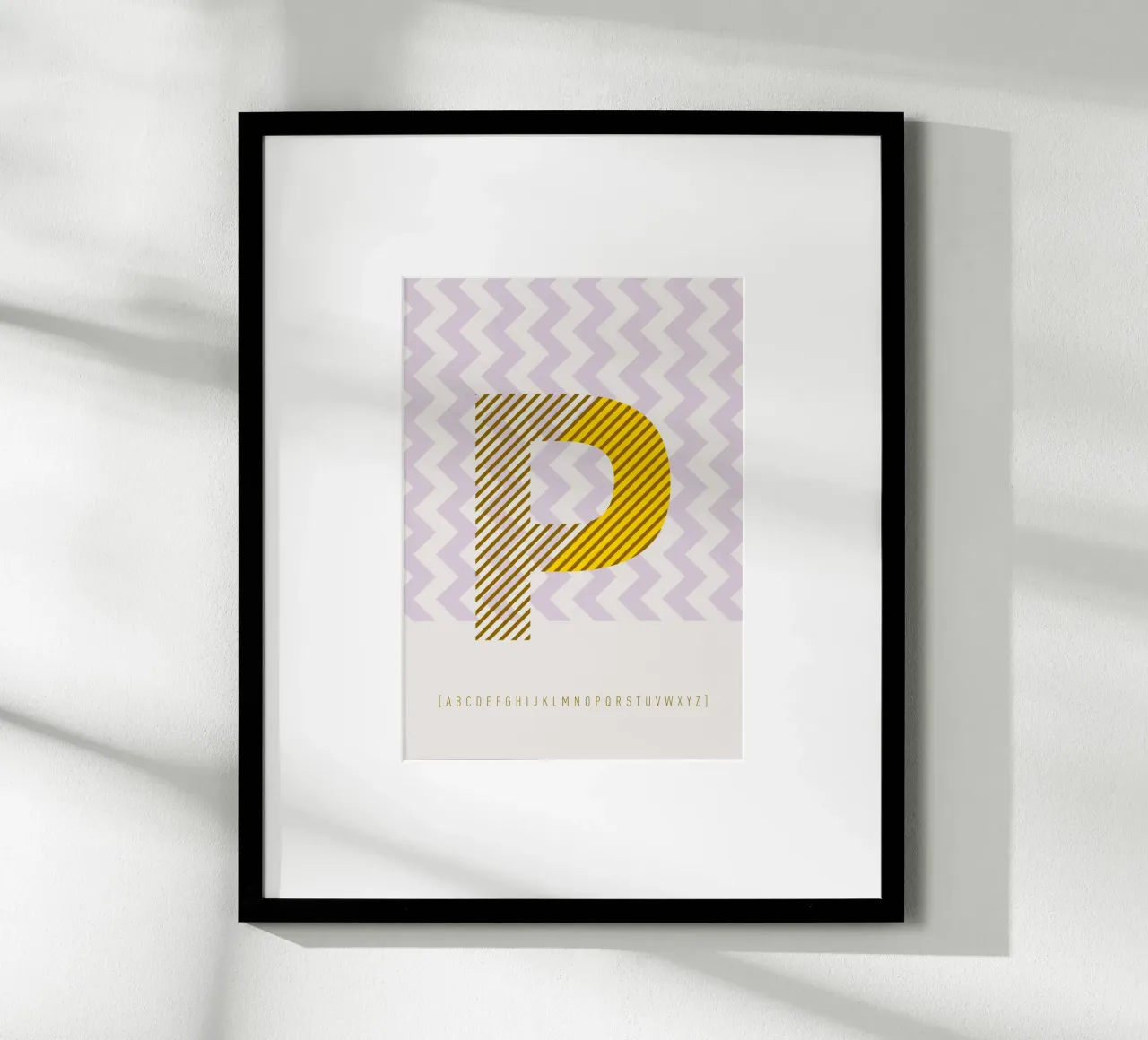 P Typeface Alphabet carta hahnemühle da lazydaypaper