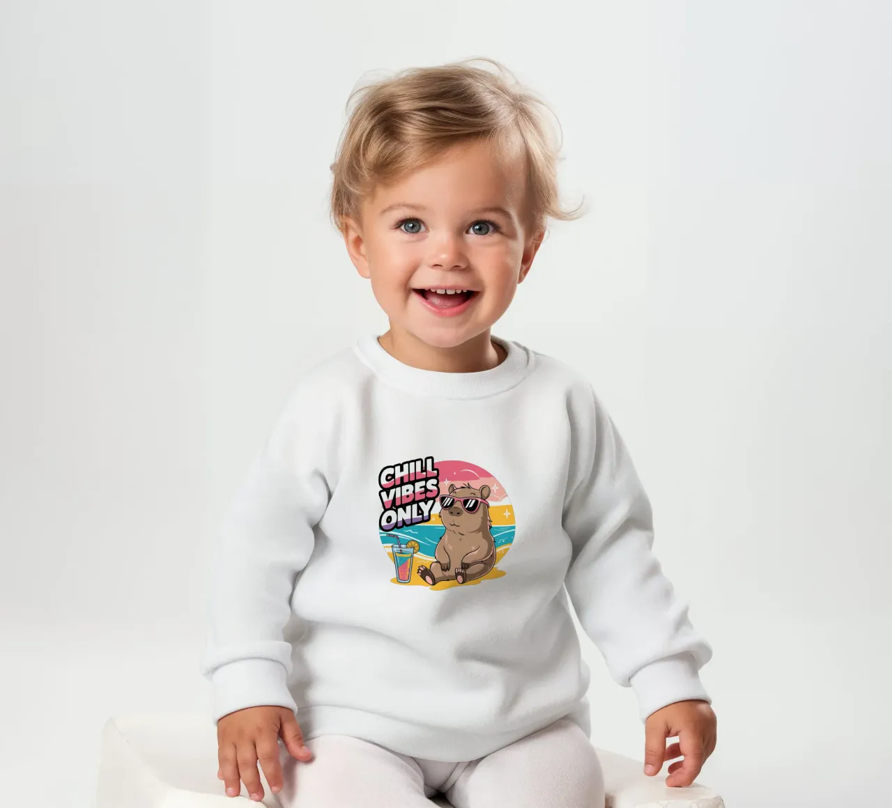 Chill Vibes Only felpa neonato da edsonramosart