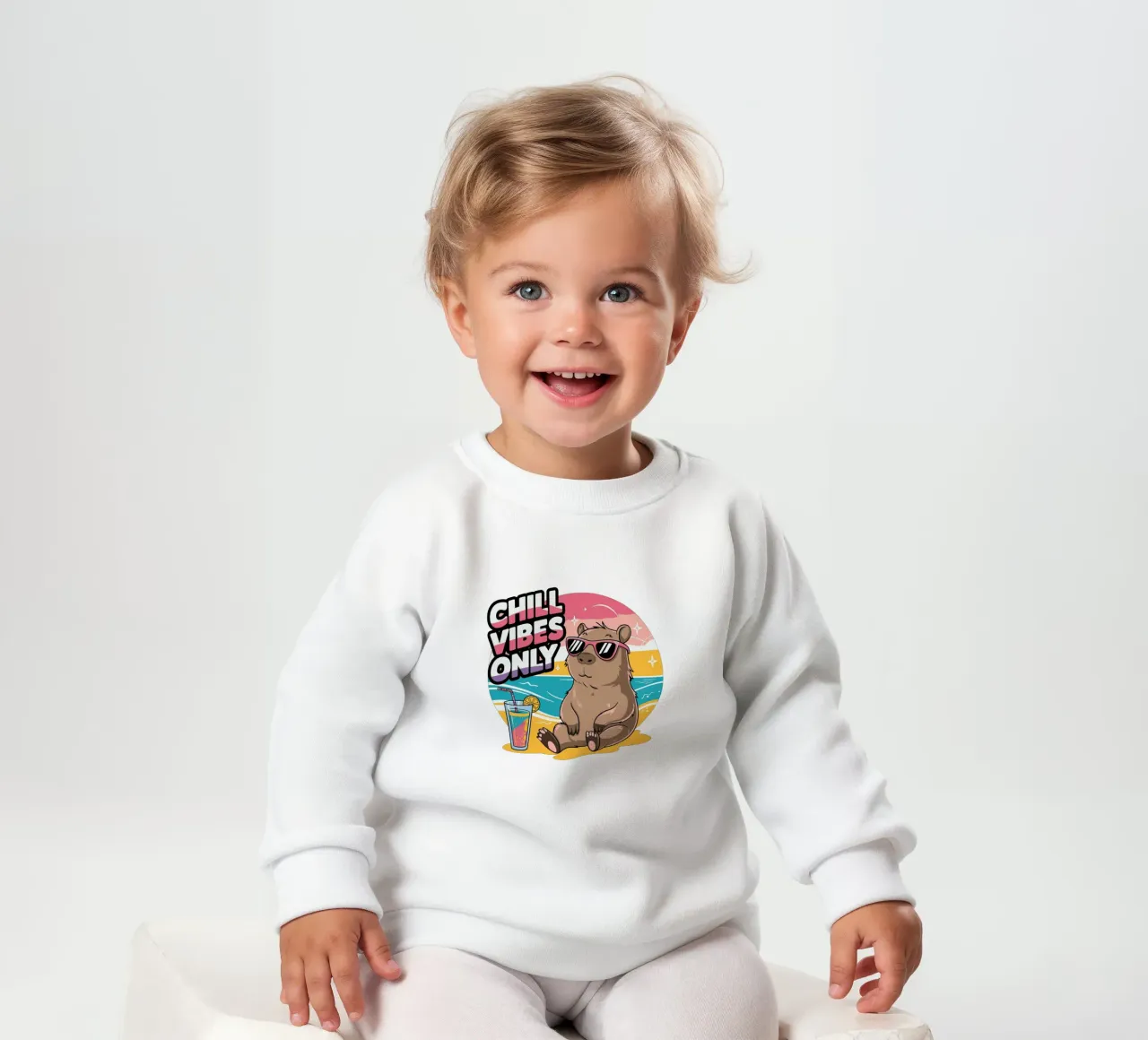 Chill Vibes Only sudadera de bebé de edsonramosart