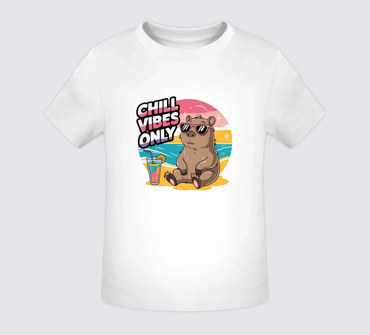 Chill Vibes Only Baby T-Shirt von edsonramosart