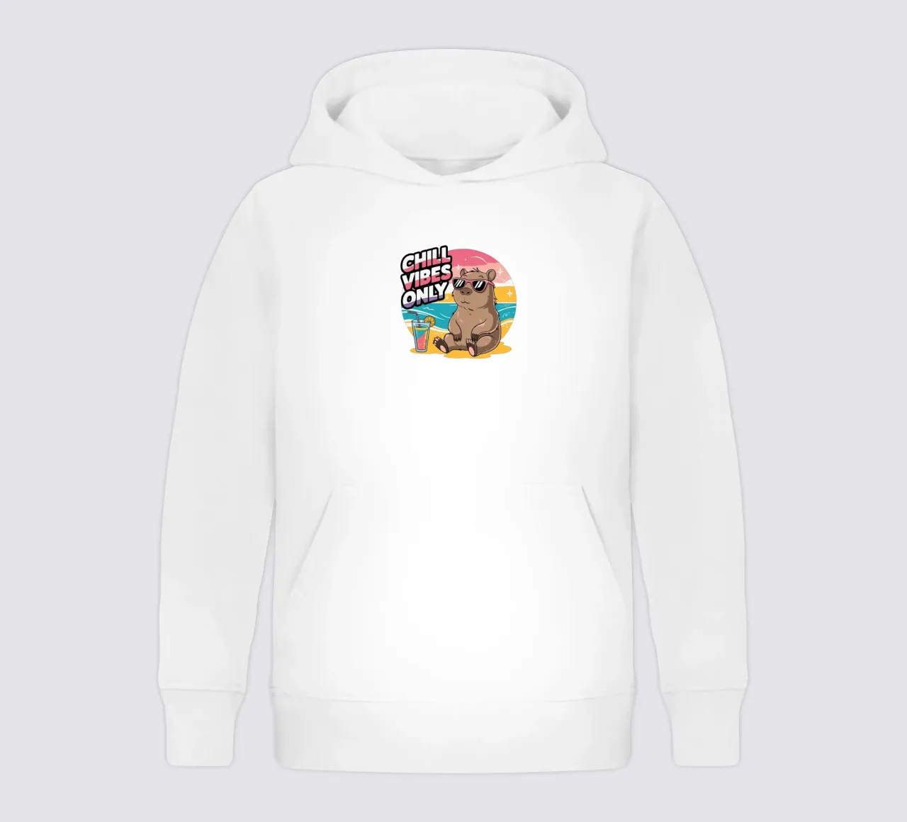 Chill Vibes Only sudadera con capucha para niño de edsonramosart