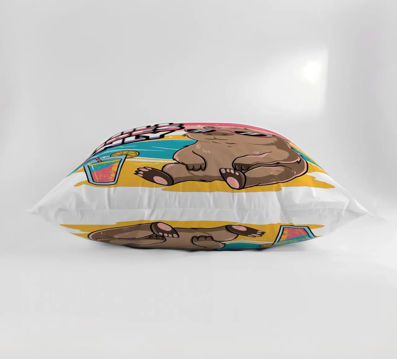 Chill Vibes Only decorative cushion by edsonramosart