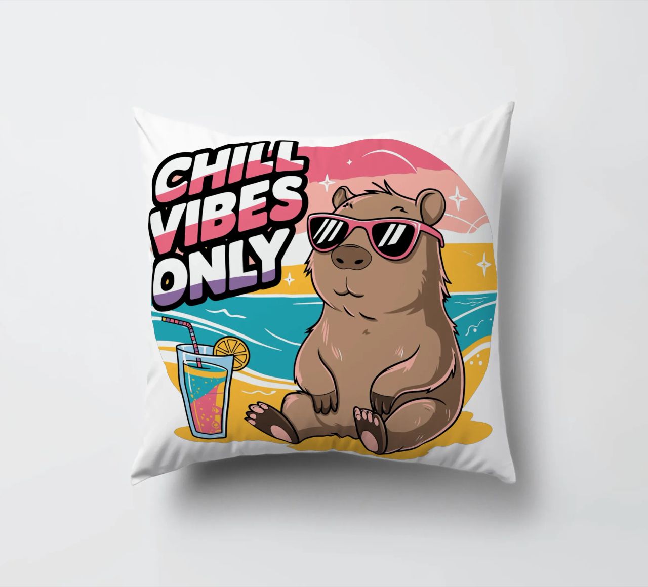Chill Vibes Only cuscino da edsonramosart