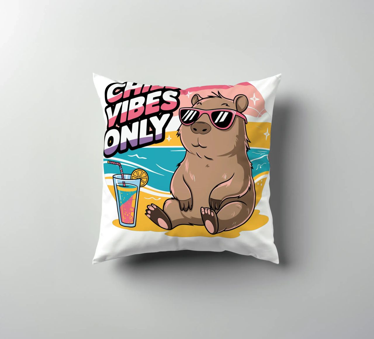 Chill Vibes Only cuscino da edsonramosart