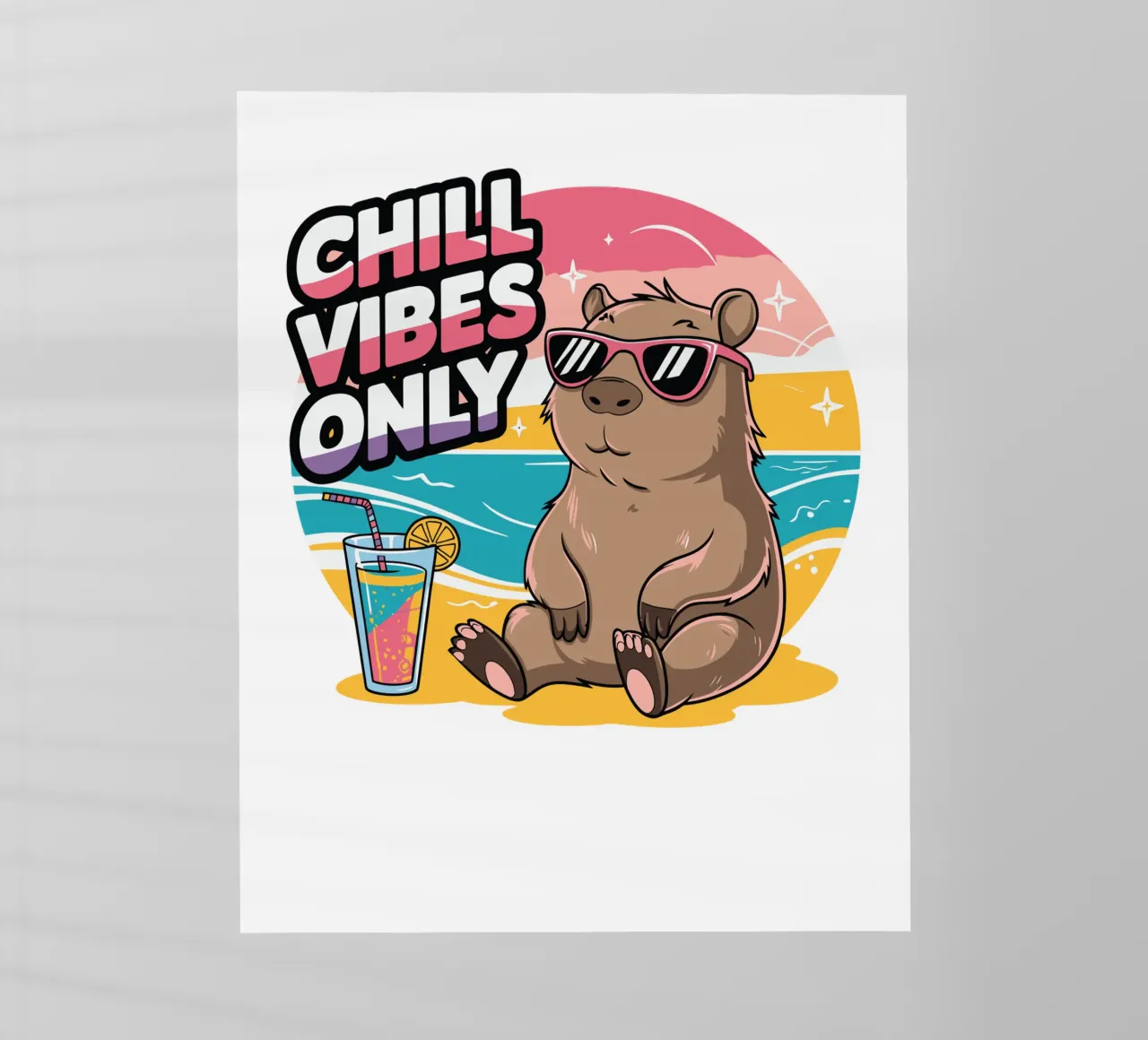 Chill Vibes Only Backlit Folie von edsonramosart