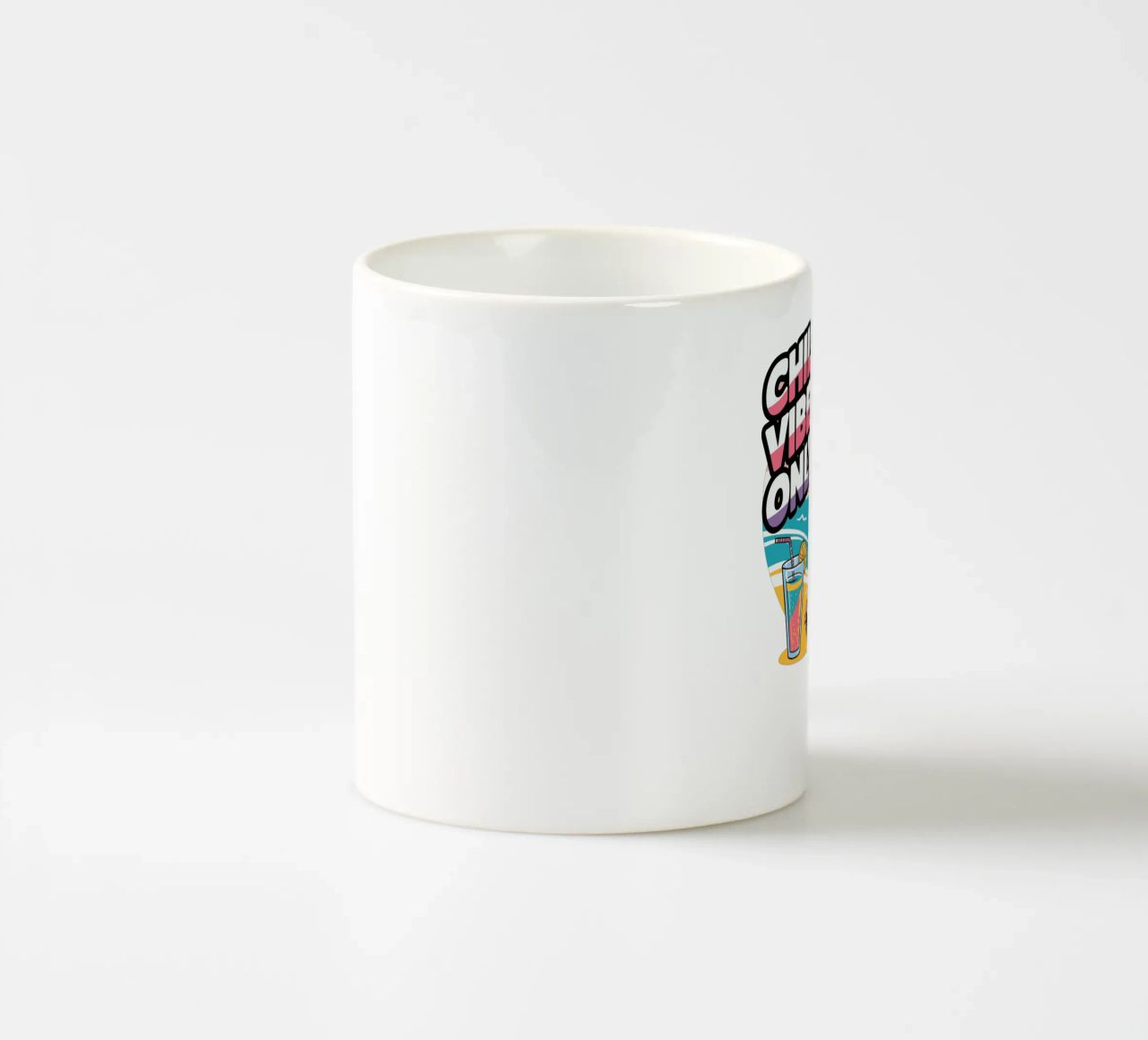 Chill Vibes Only tazza in ceramica da edsonramosart