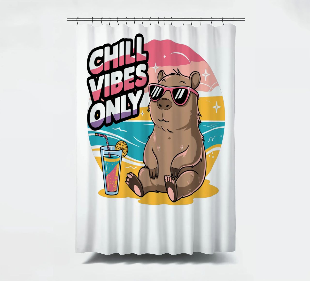 Chill Vibes Only tenda da doccia da edsonramosart