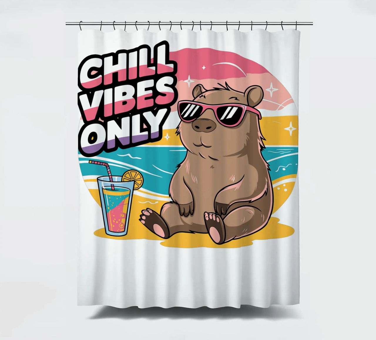 Chill Vibes Only tenda da doccia da edsonramosart