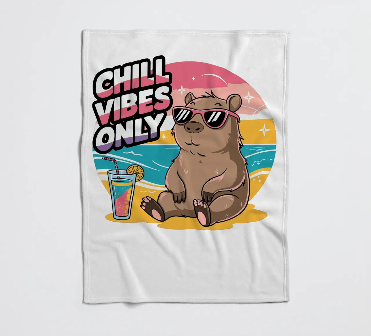 Chill Vibes Only coperta in pile da edsonramosart