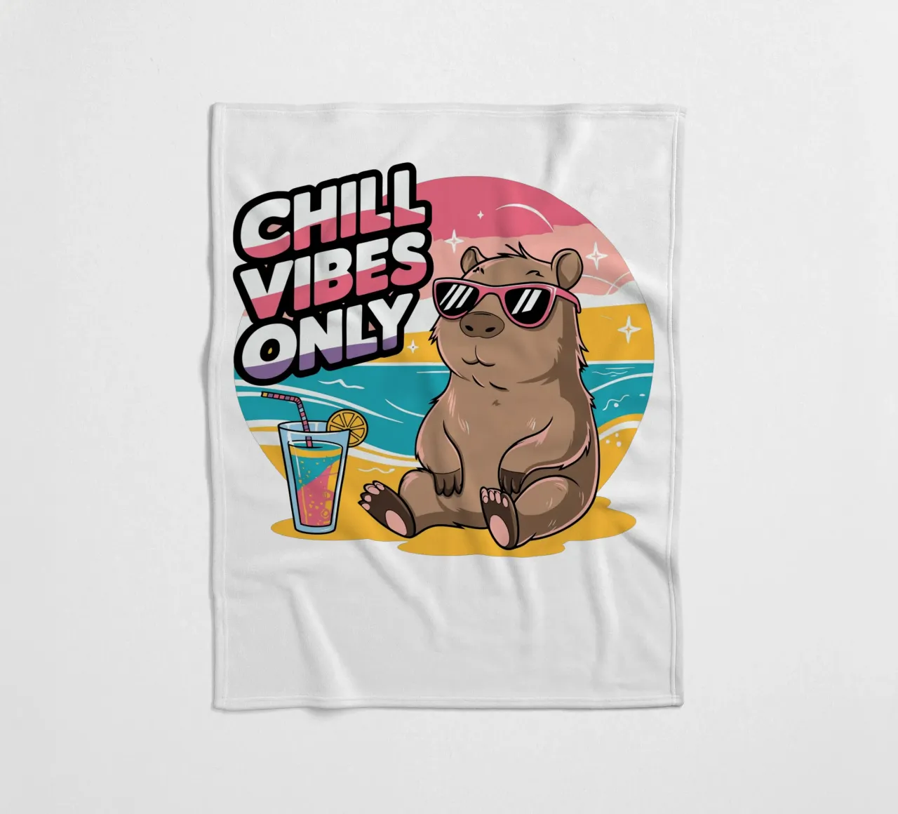 Chill Vibes Only coperta in pile da edsonramosart