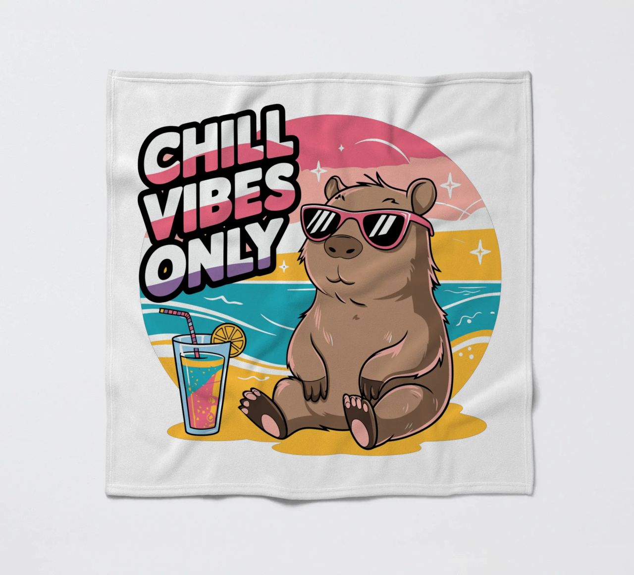 Chill Vibes Only coperta in pile da edsonramosart