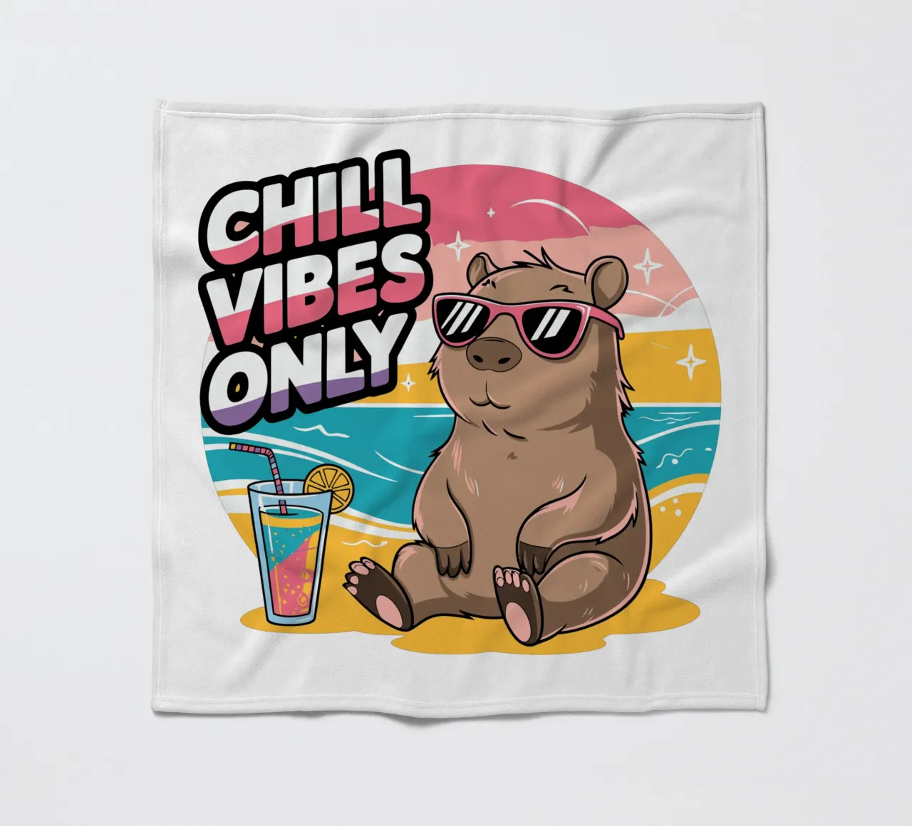 Chill Vibes Only coperta in pile da edsonramosart