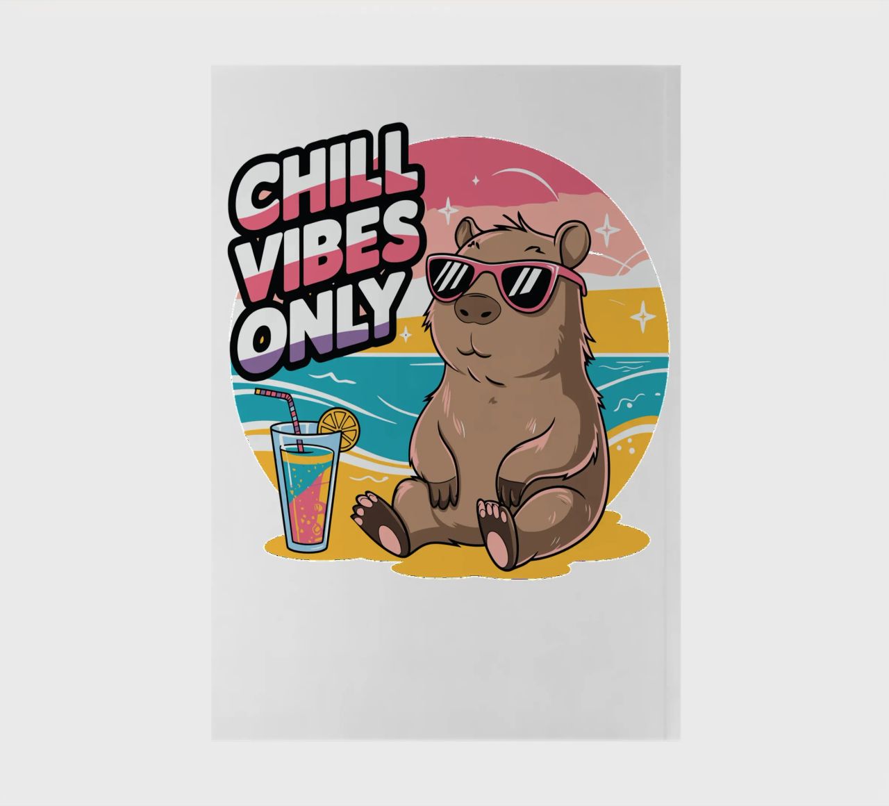 Chill Vibes Only notebook by edsonramosart