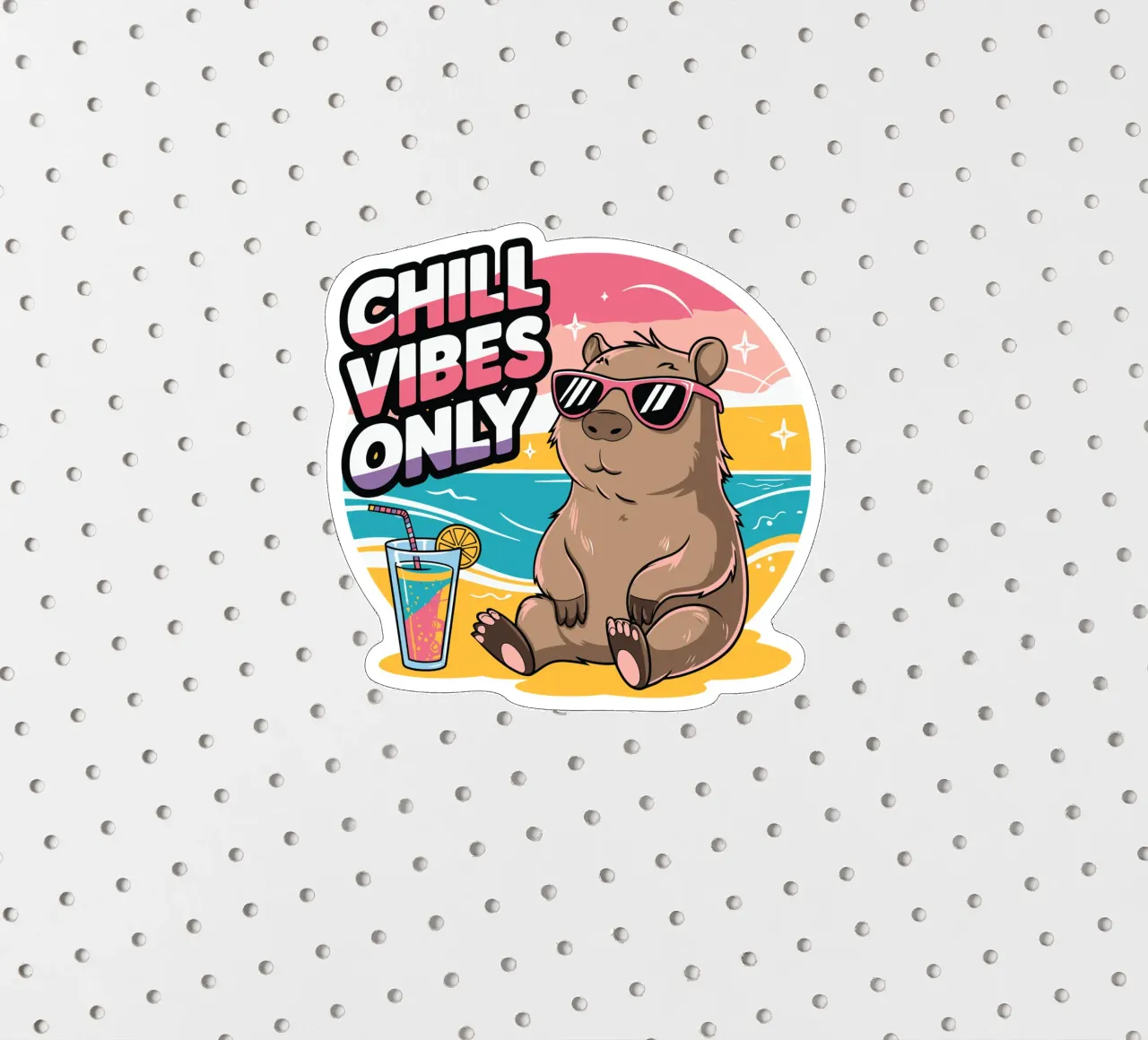 Chill Vibes Only pegatina de edsonramosart
