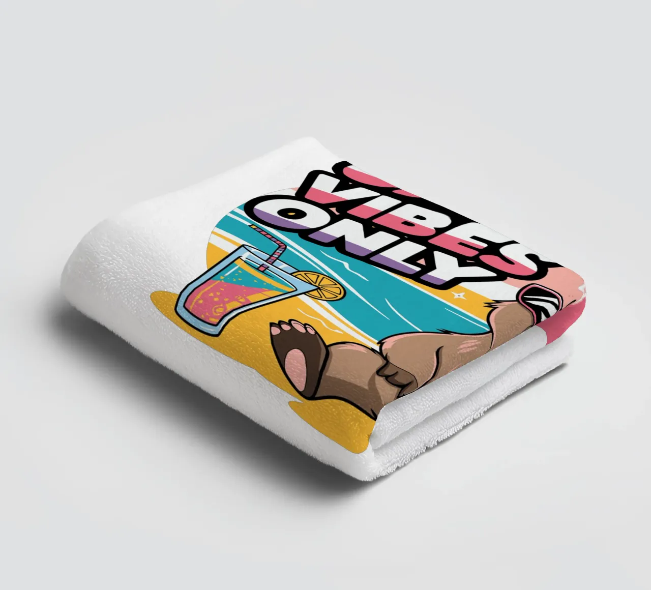 Chill Vibes Only asciugamano da bagno da edsonramosart