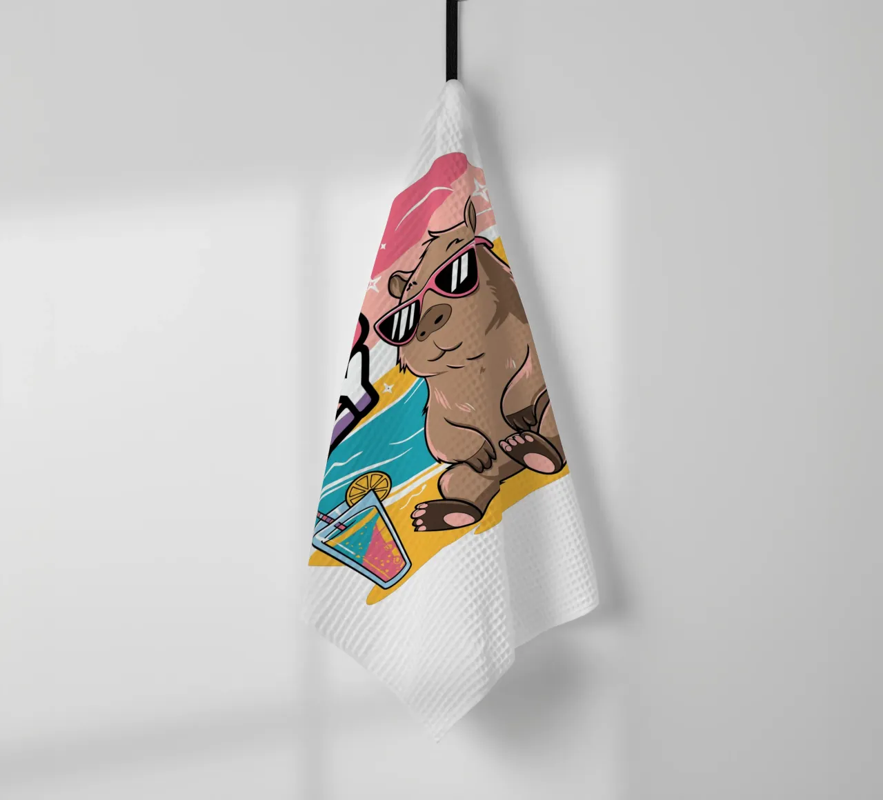 Chill Vibes Only Geschirrtuch von edsonramosart