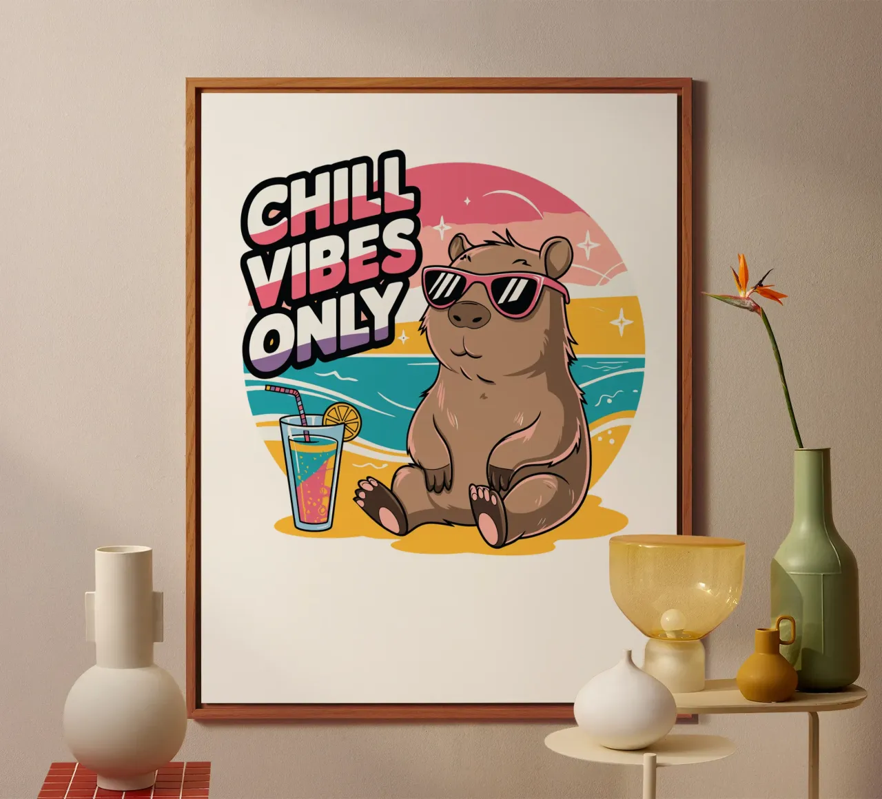 Chill Vibes Only alluminio dibond da edsonramosart