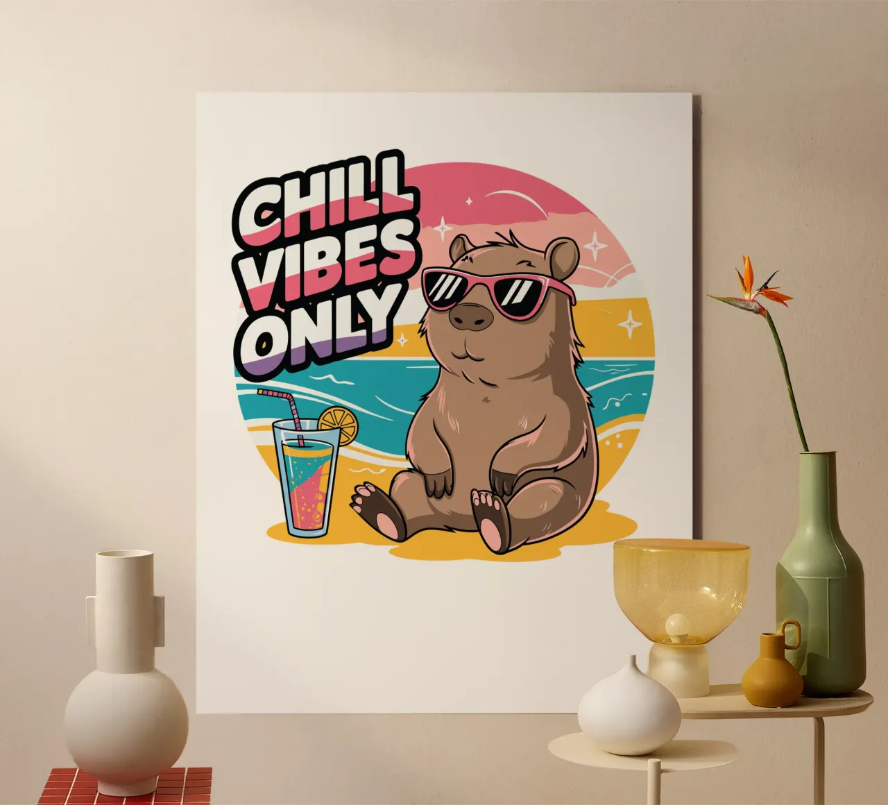 Chill Vibes Only alluminio dibond da edsonramosart
