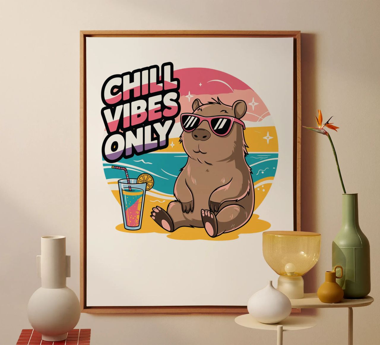 Chill Vibes Only canvas by edsonramosart
