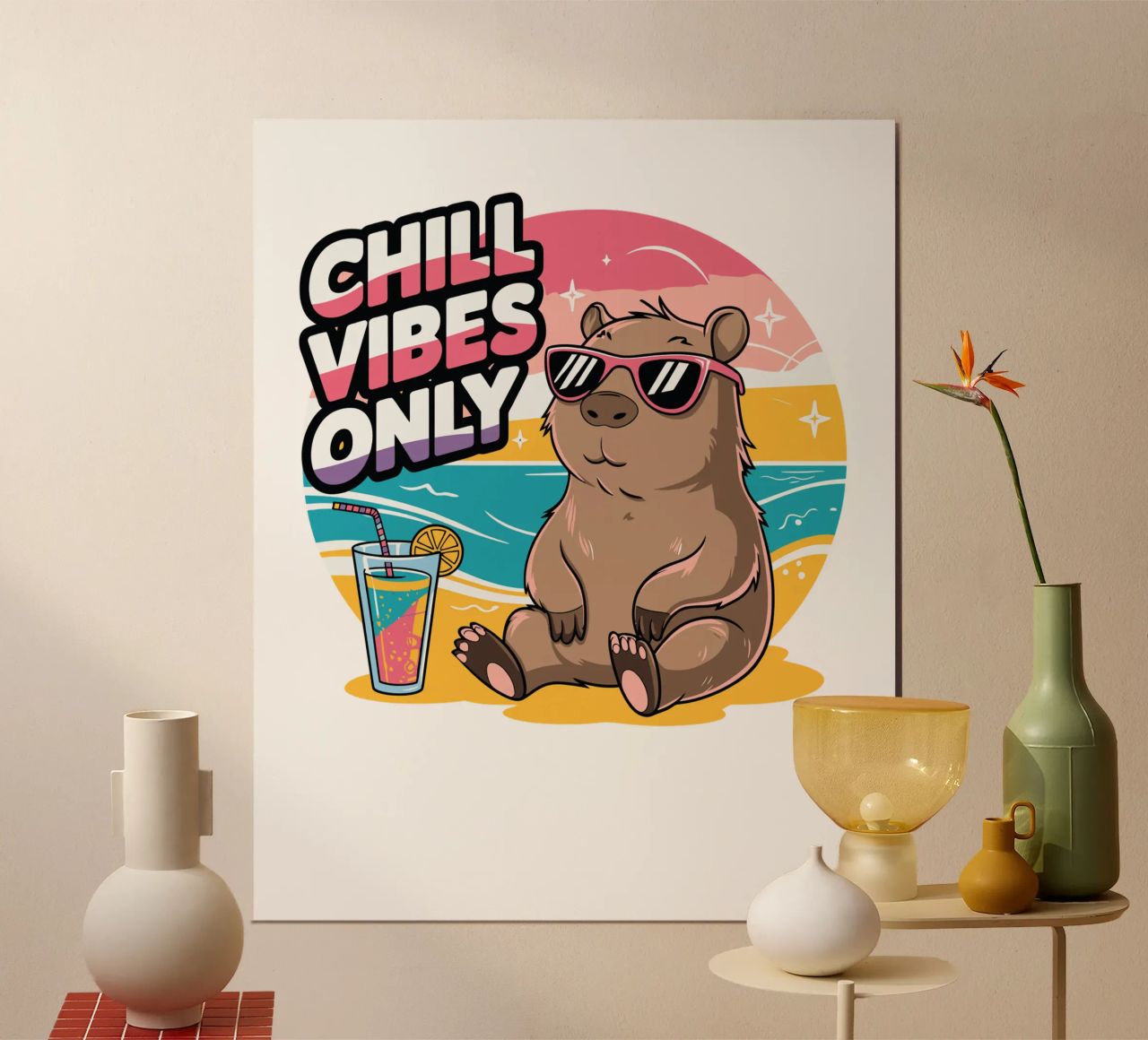 Chill Vibes Only carta hahnemühle da edsonramosart