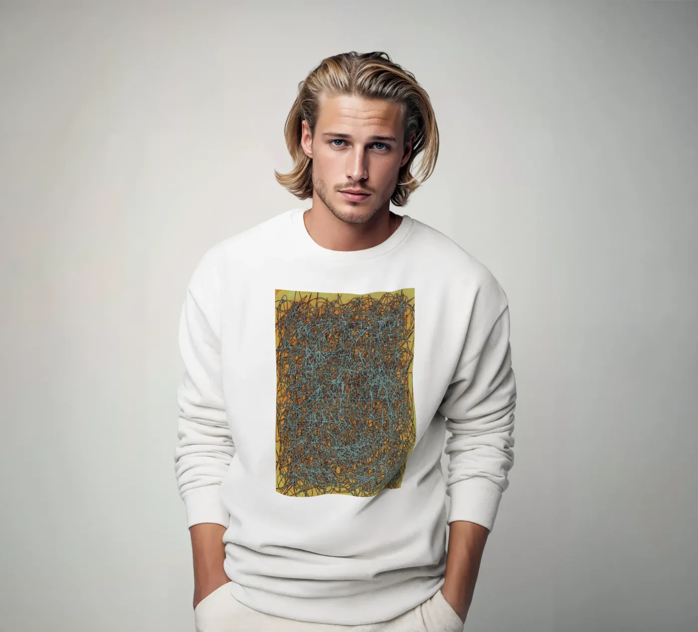 Structure 13 sweatshirt by József Gábos