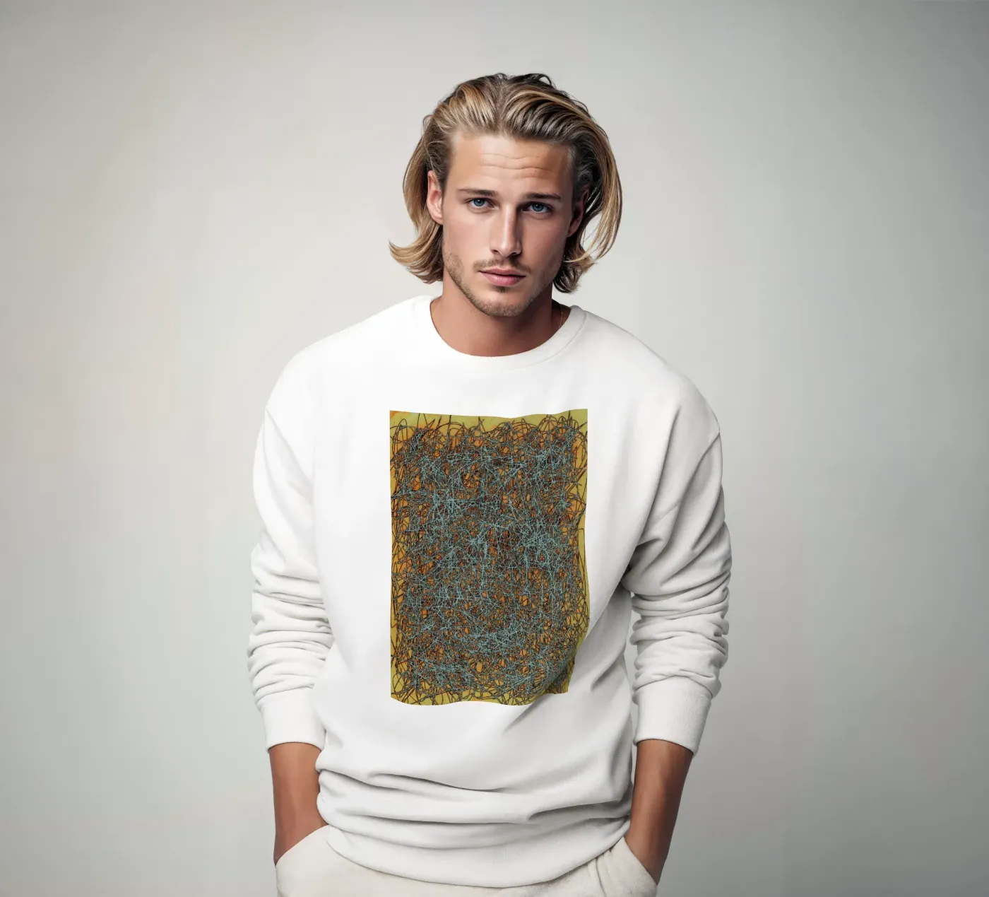 Structure 13 sweatshirt by József Gábos