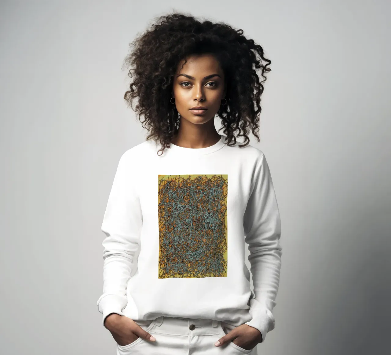 Structure 13 Sweatshirt von József Gábos