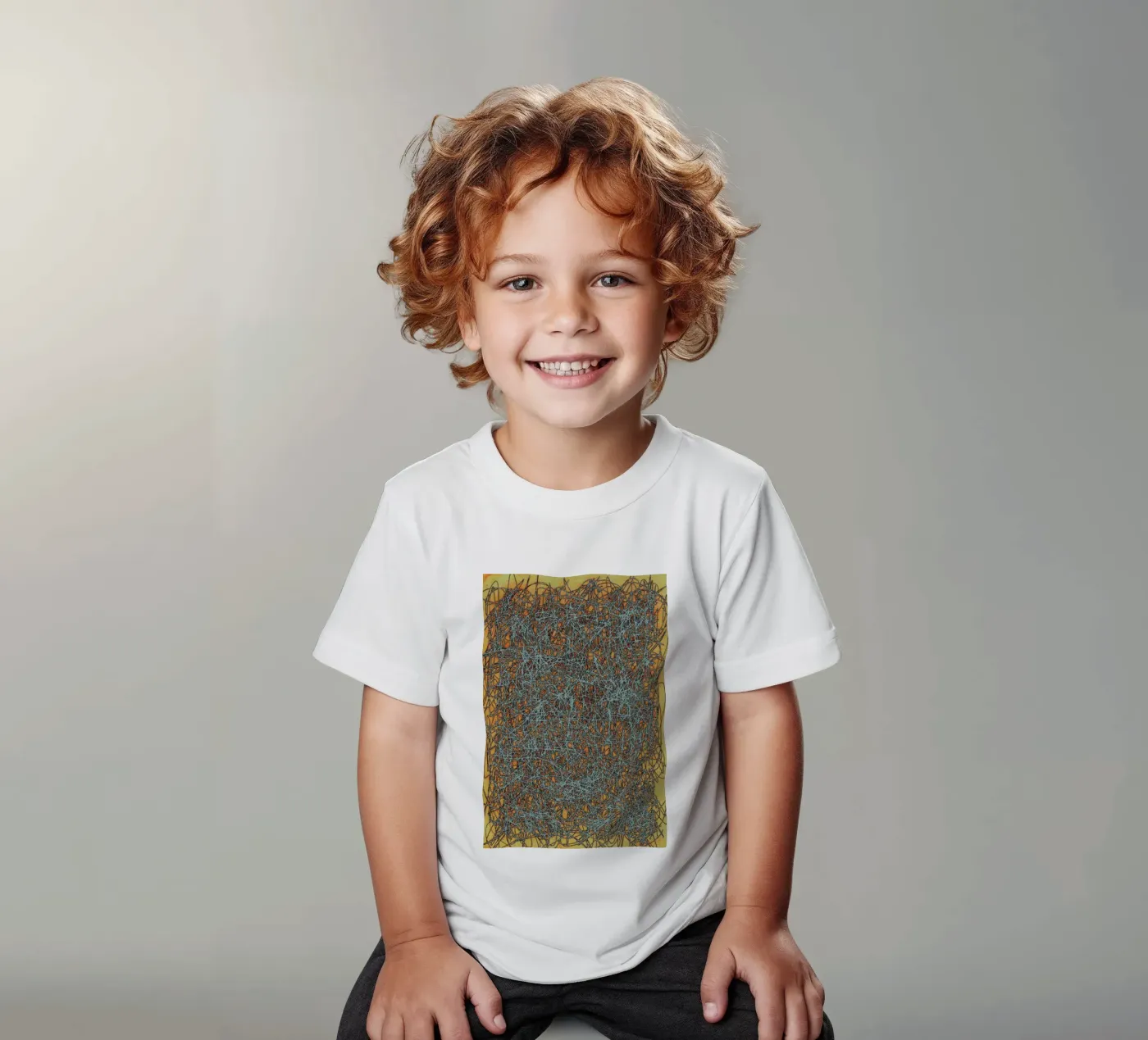 Structure 13 Kinder T-Shirt von József Gábos