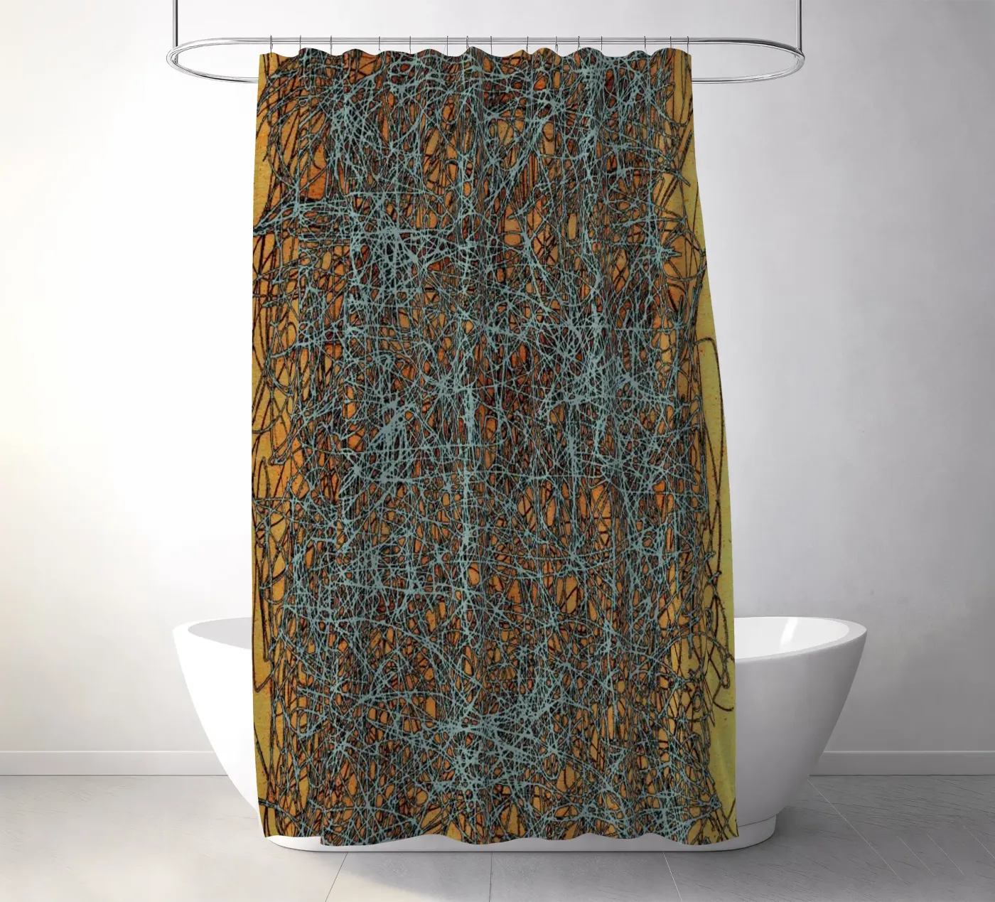 Structure 13 douchegordijn van József Gábos