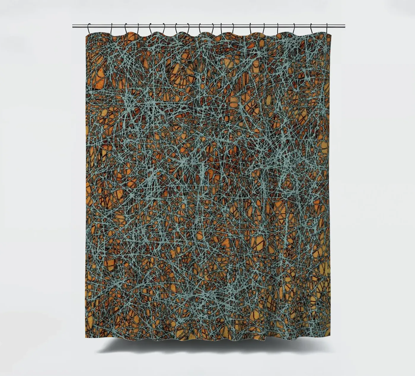 Structure 13 douchegordijn van József Gábos