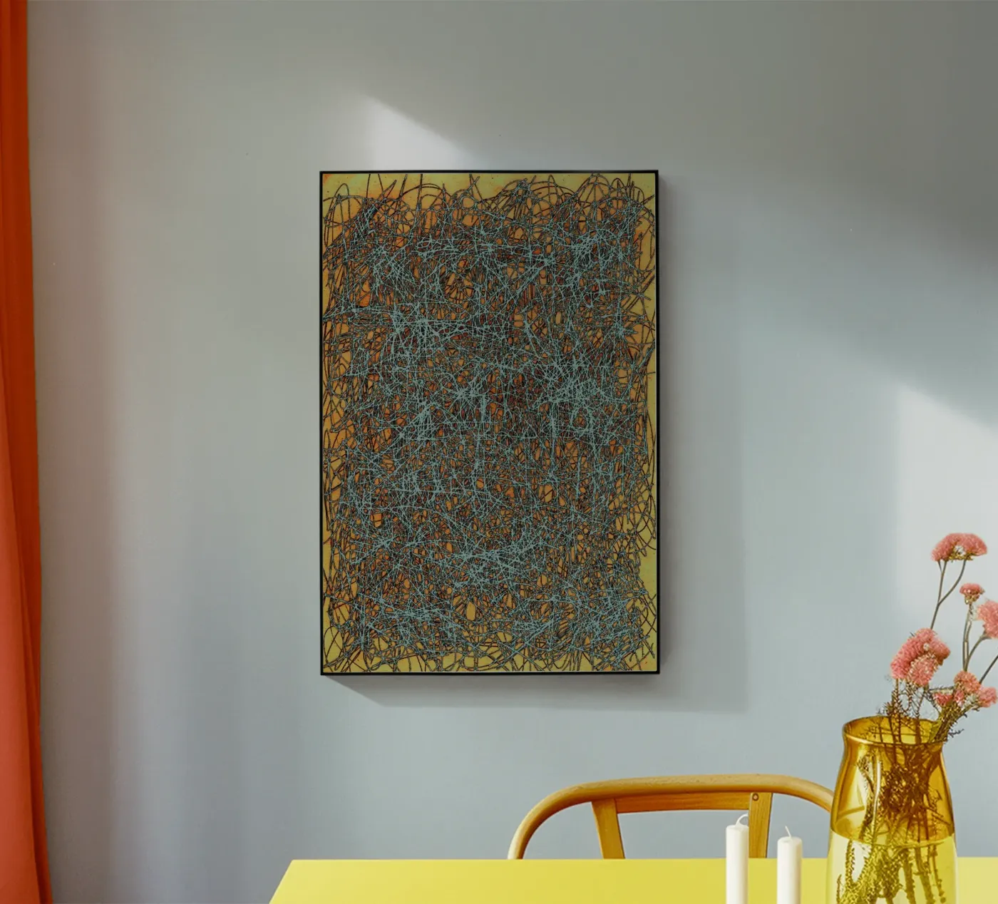 Structure 13 acryl van József Gábos