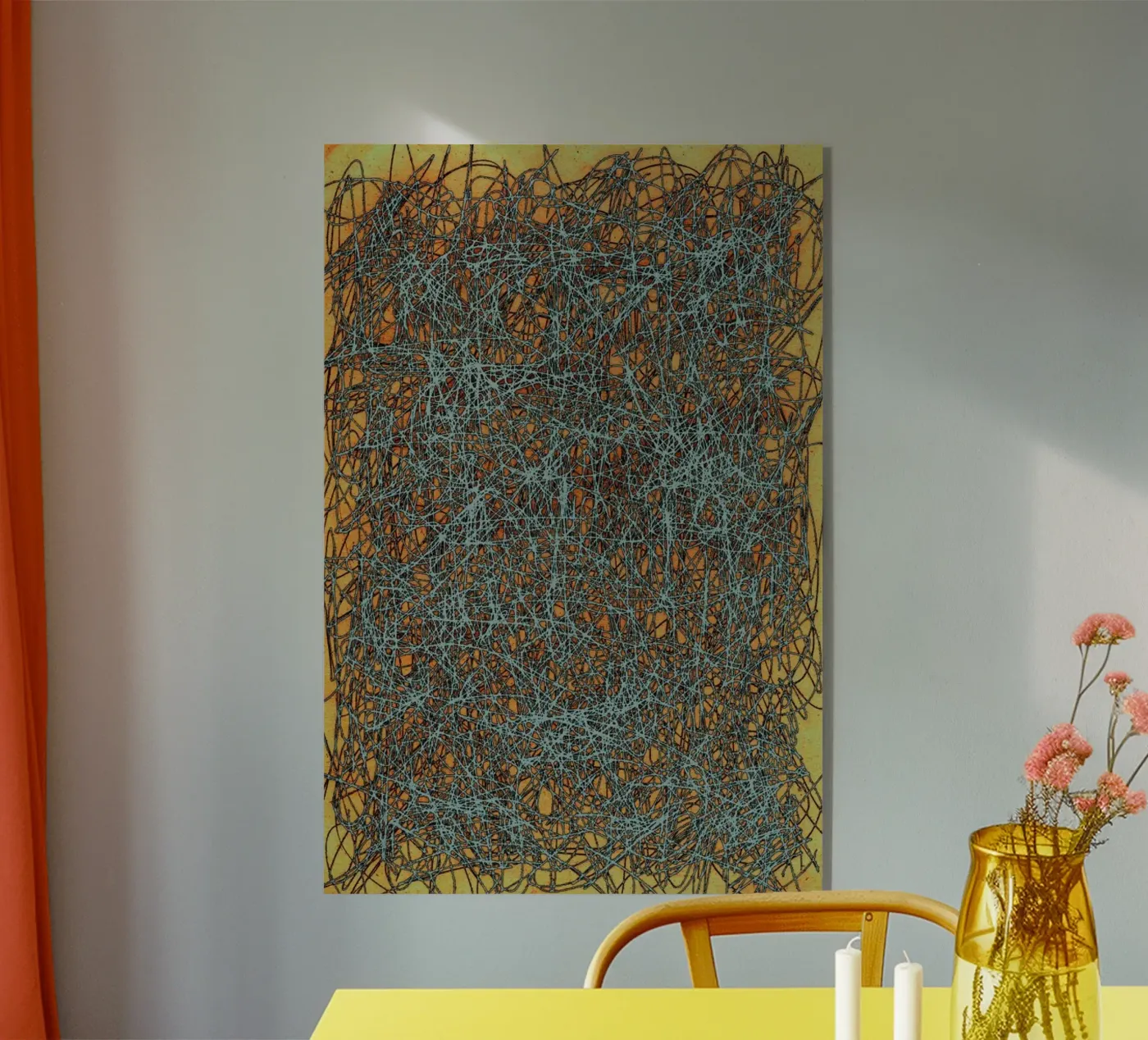 Structure 13 acryl van József Gábos
