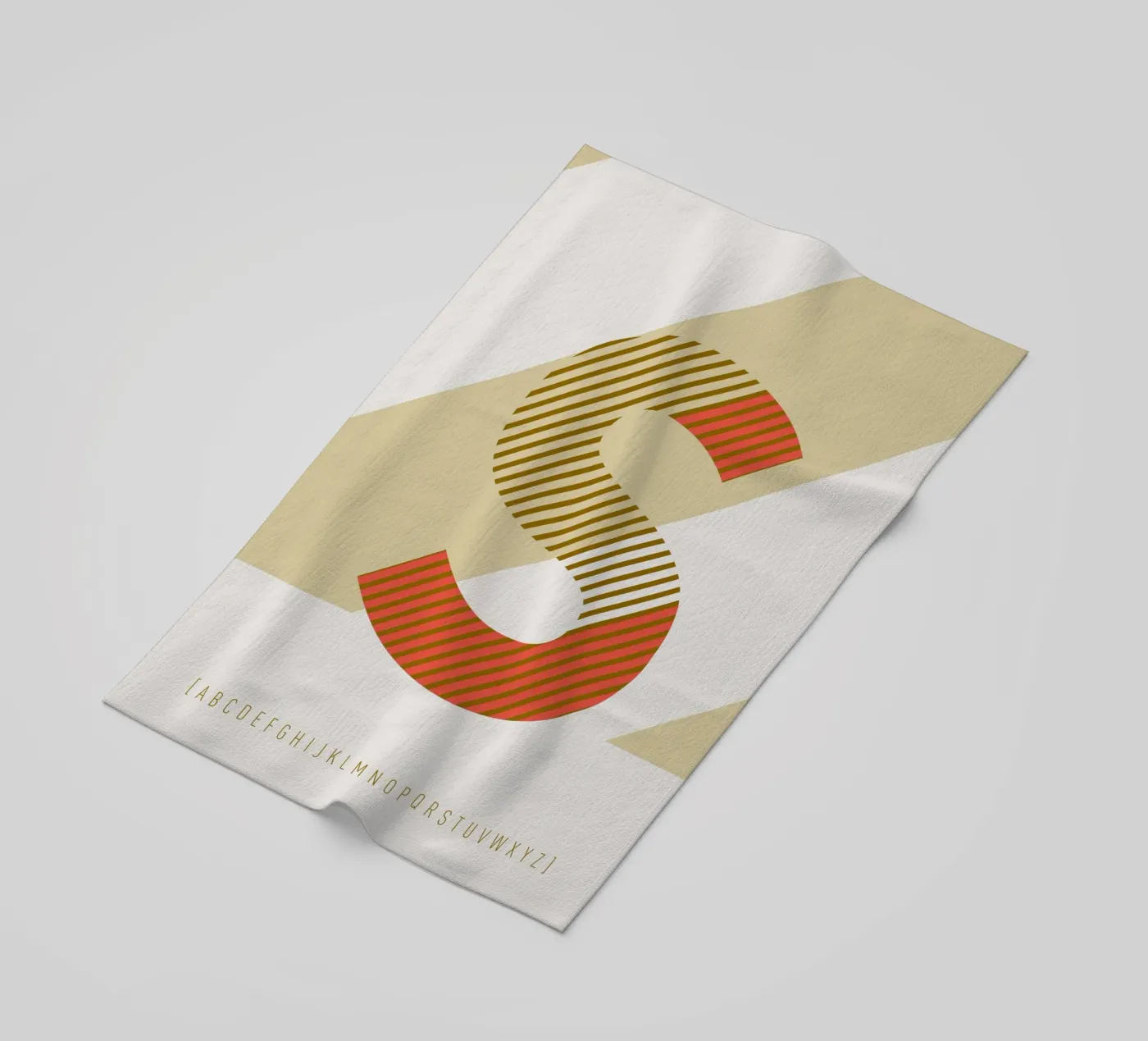 S Typeface Alphabet telo mare da lazydaypaper