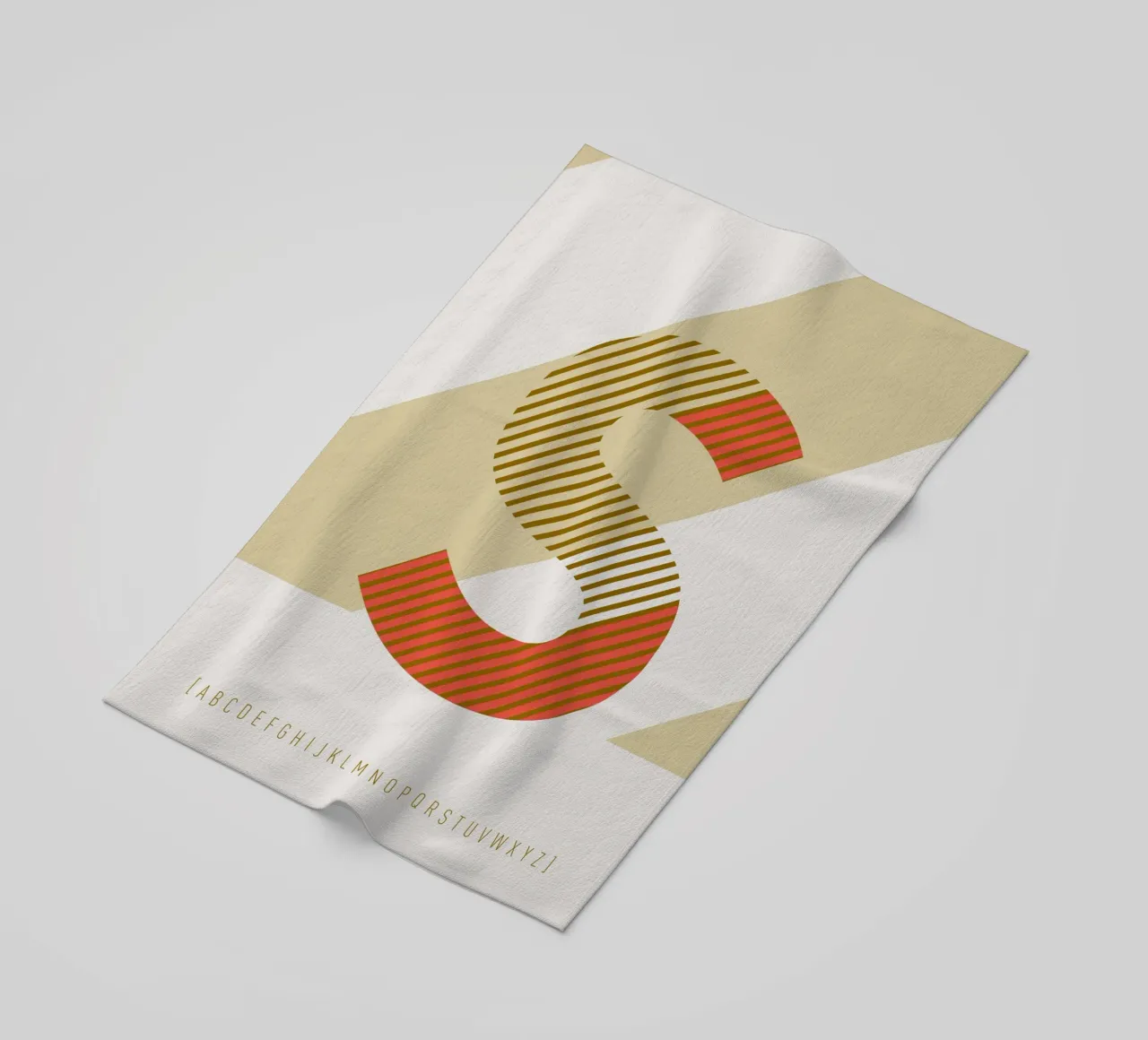 S Typeface Alphabet telo mare da lazydaypaper