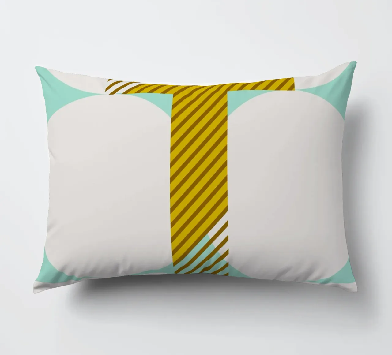 T Typeface Alphabet cuscino da lazydaypaper