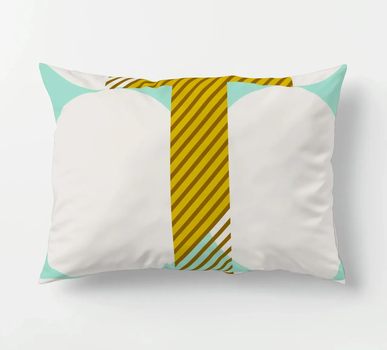 T Typeface Alphabet cuscino da lazydaypaper