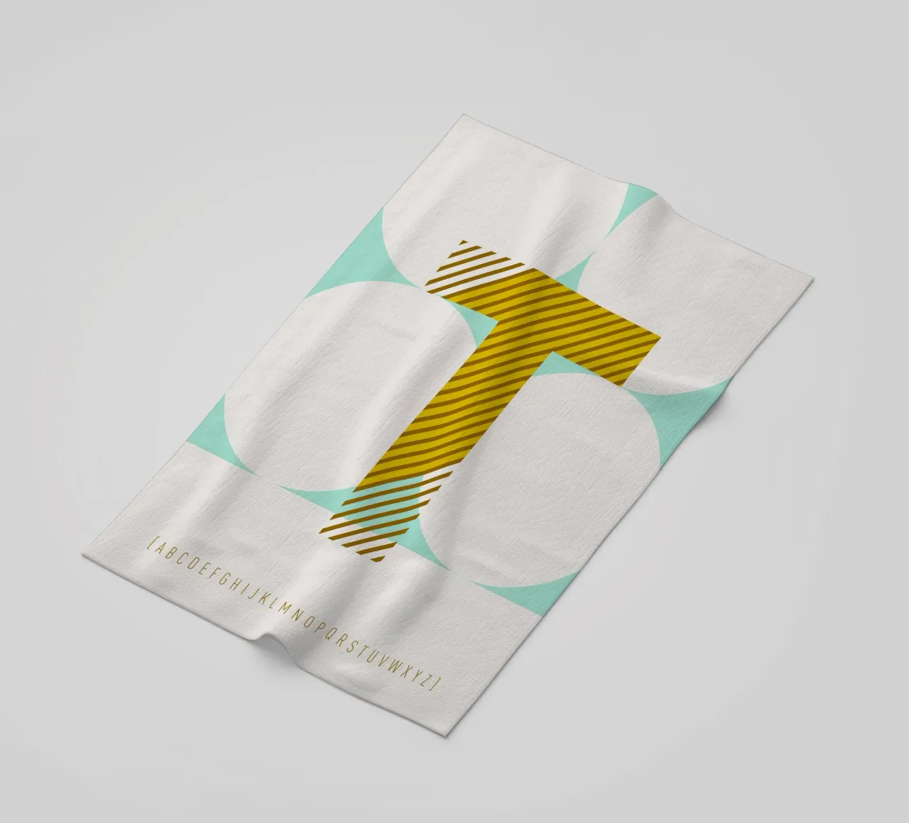 T Typeface Alphabet telo mare da lazydaypaper