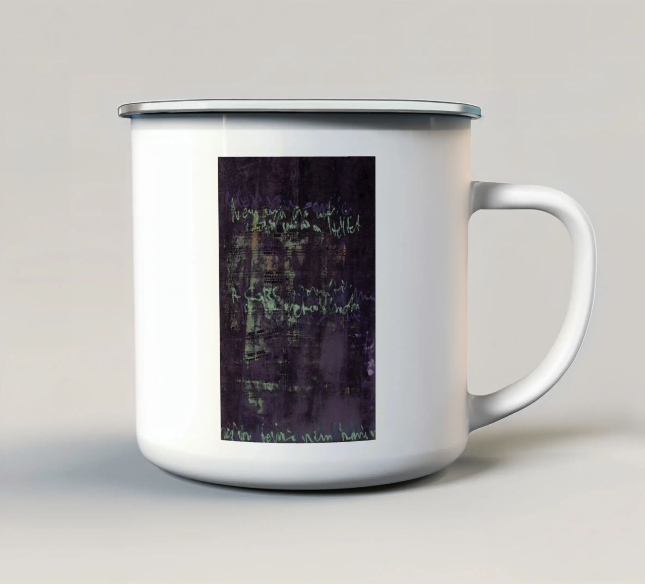 Transcriptions 02 tazza in smalto da József Gábos
