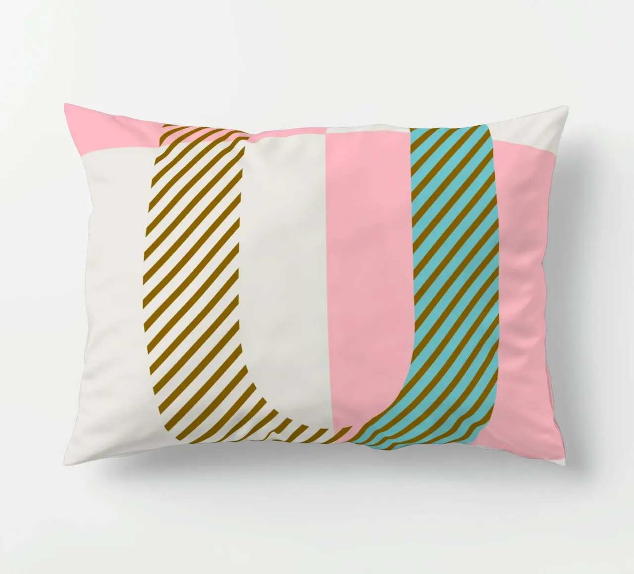 U Typeface Alphabet cuscino da lazydaypaper
