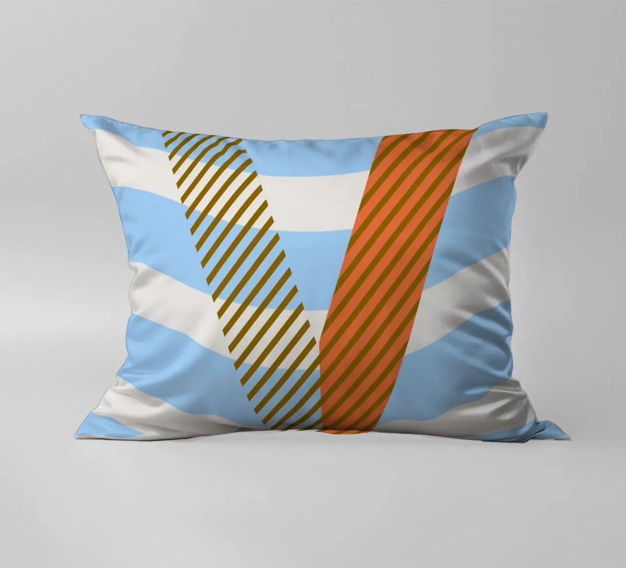 V Typeface Alphabet cuscino da lazydaypaper