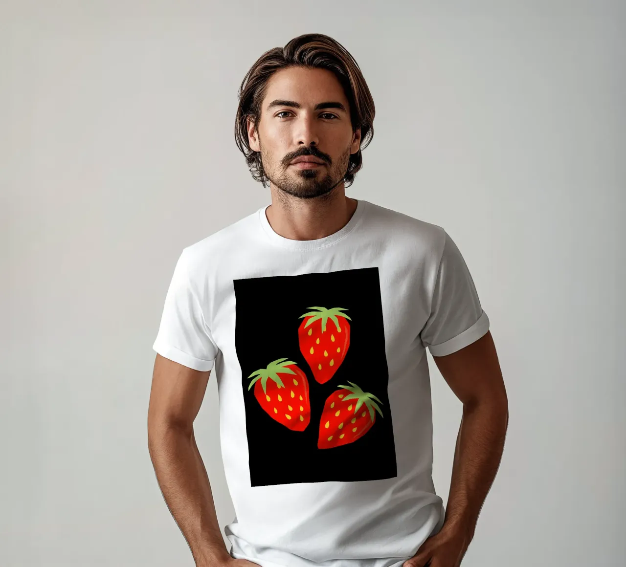 Strawberries t-shirt da LisaArtes
