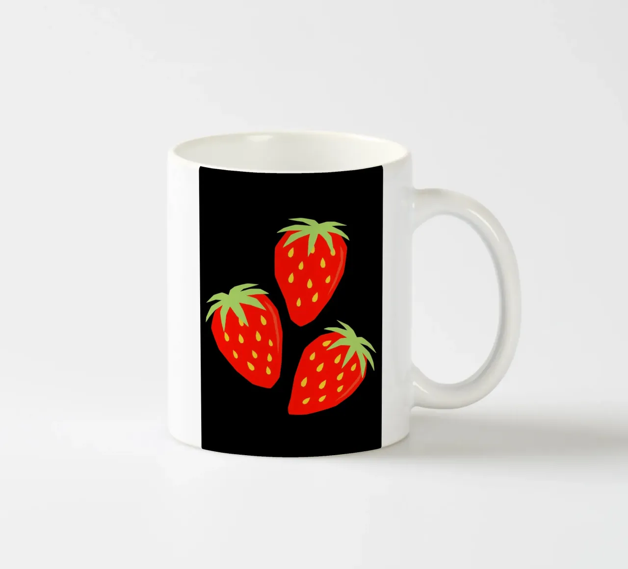 Strawberries tazza in ceramica da LisaArtes