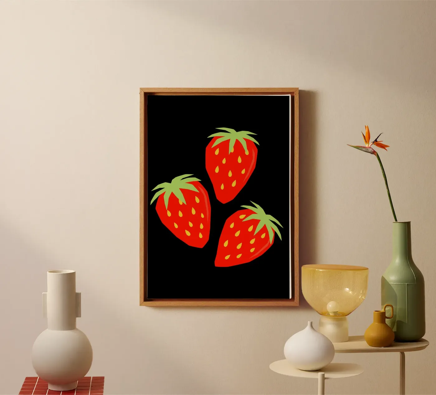 Strawberries tela da LisaArtes