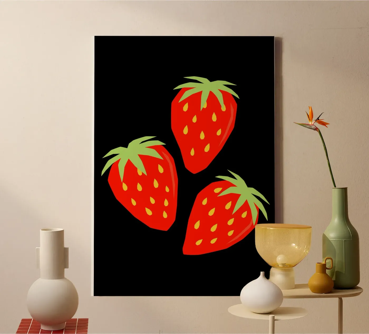 Strawberries tela da LisaArtes