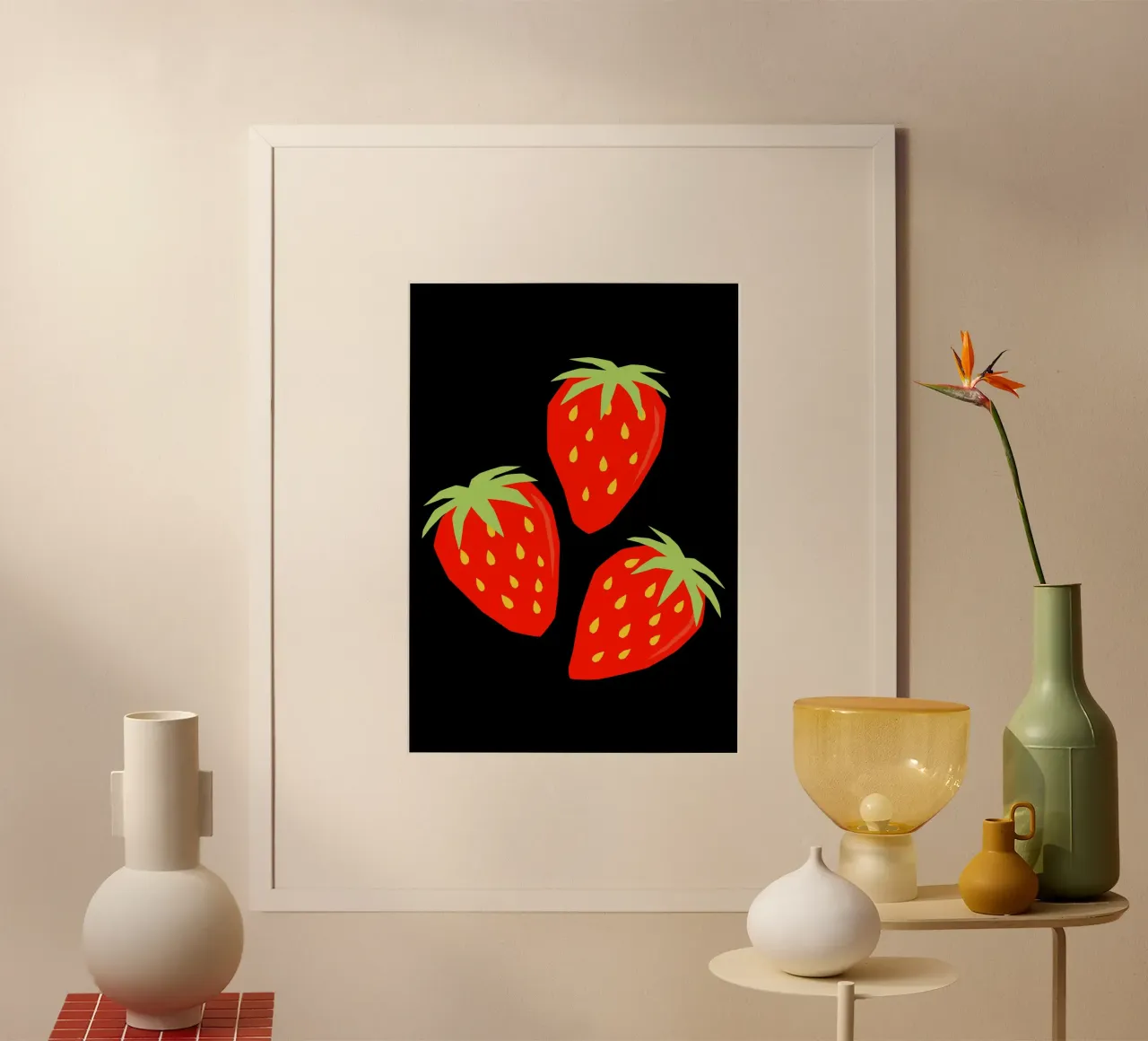 Strawberries carta hahnemühle da LisaArtes