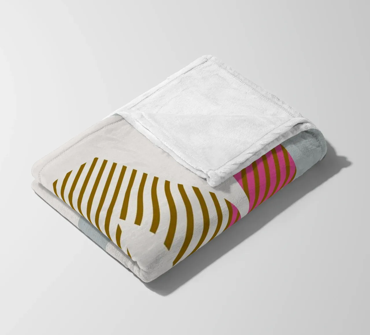 W Typeface Alphabet coperta in pile da lazydaypaper