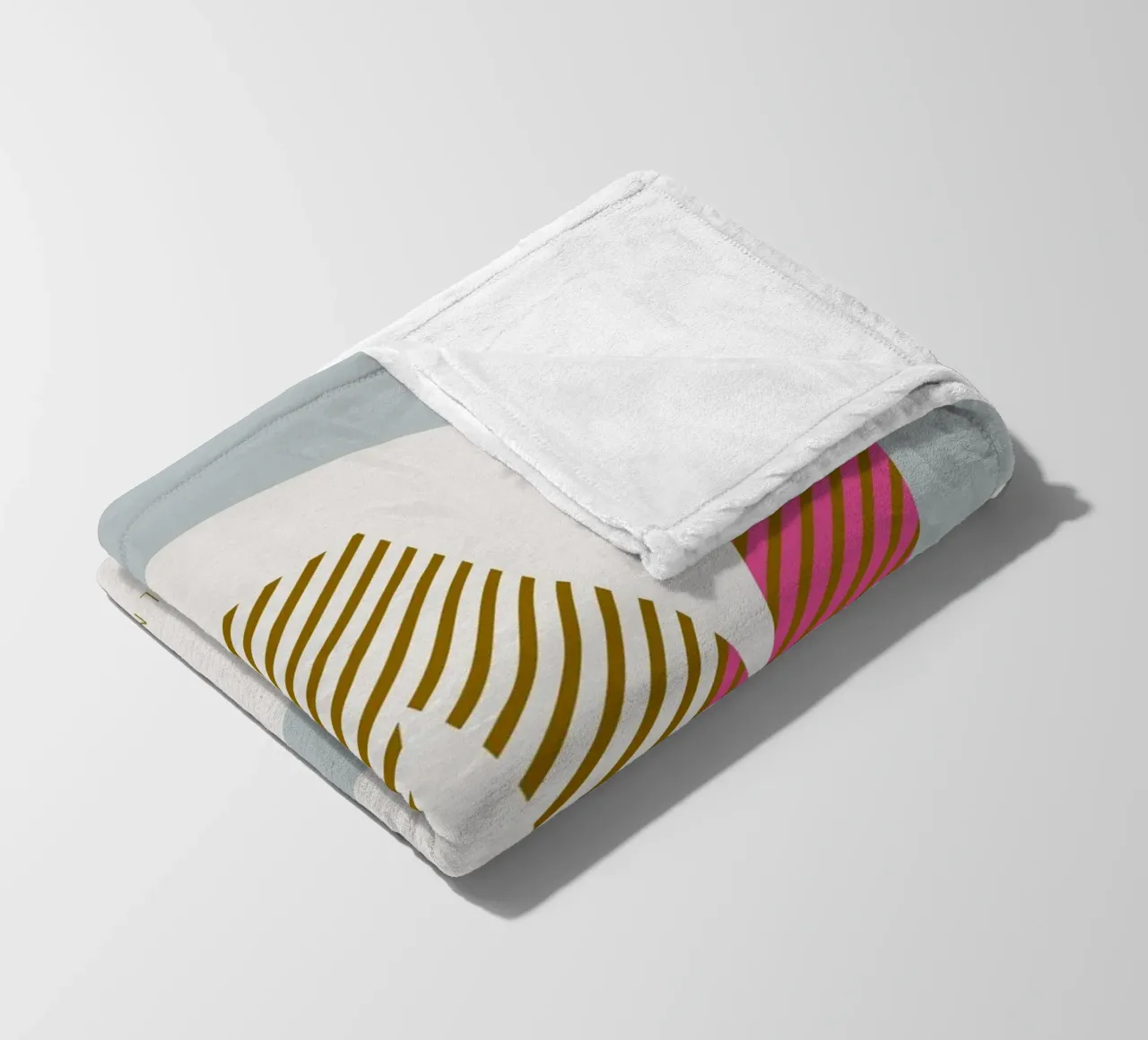 W Typeface Alphabet coperta in pile da lazydaypaper