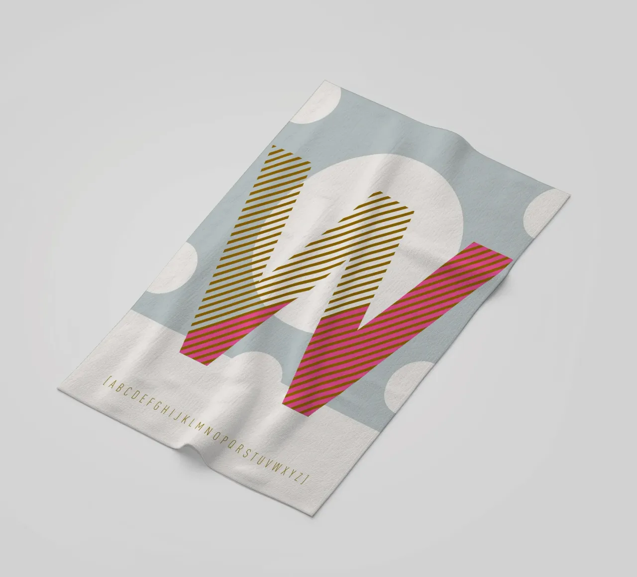 W Typeface Alphabet telo mare da lazydaypaper