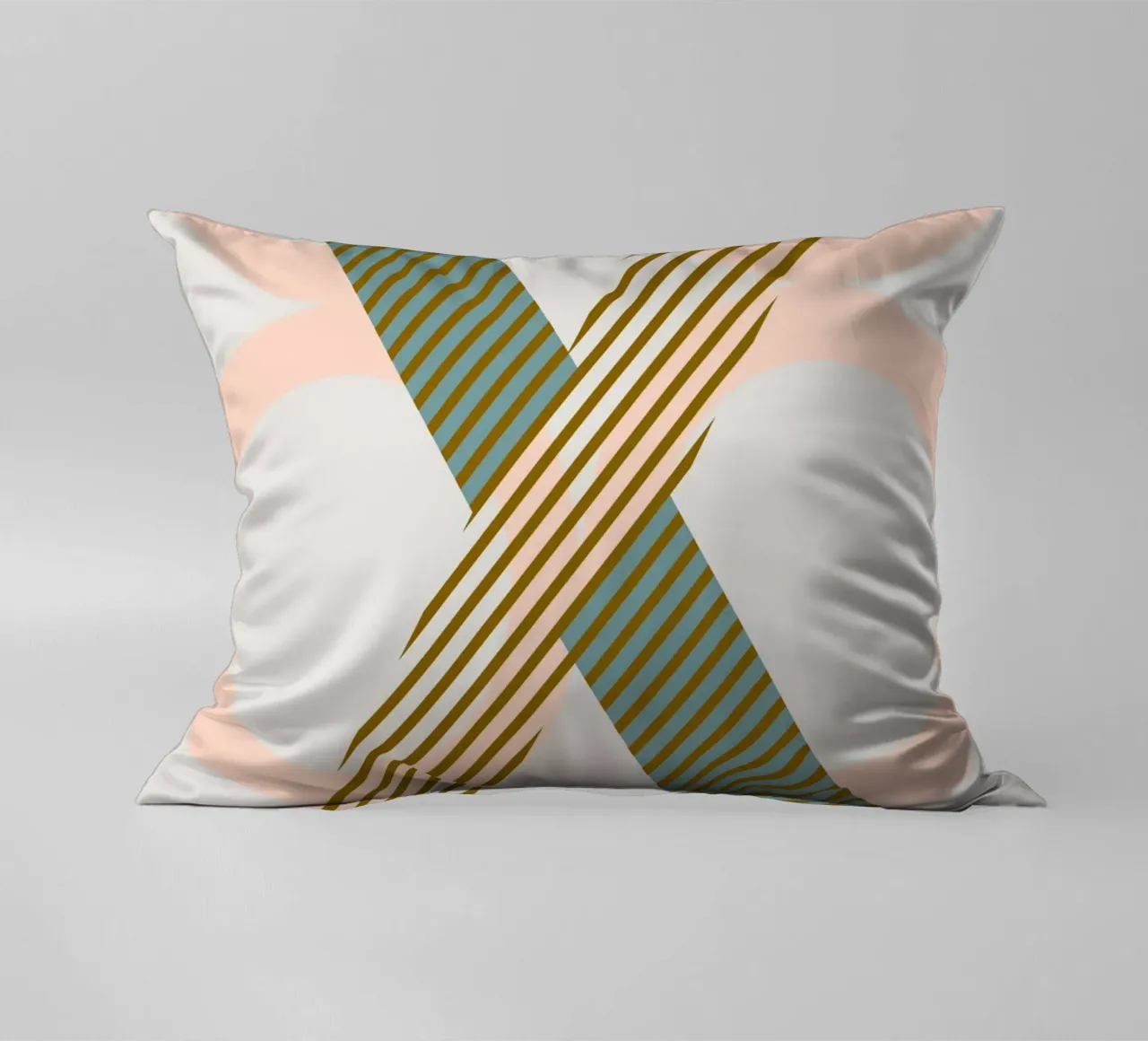 X Typeface Alphabet cuscino da lazydaypaper